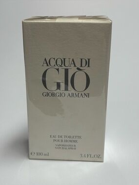 Acqua Di Gio / Unopened Box / 100mL / 3.4 of oz